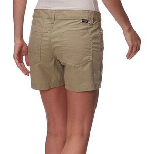 PATAGONIA Granite Park Organic Cotton Women's Shorts Tan Size 10 | gorpcore |